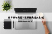 世界杯与央视（世界杯央视女主持）