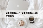 女排世界杯2007（女排世界杯2025年赛程结果）