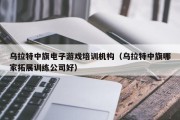 乌拉特中旗电子游戏培训机构（乌拉特中旗哪家拓展训练公司好）