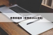 世界杯程序（世界杯2021流程）