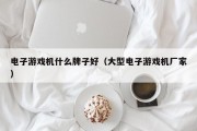 电子游戏机什么牌子好（大型电子游戏机厂家）