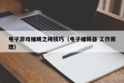 电子游戏捕蝇之绳技巧（电子捕蝇器 工作原理）